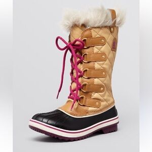 Sorel Waterproof Boots with Fur Trim